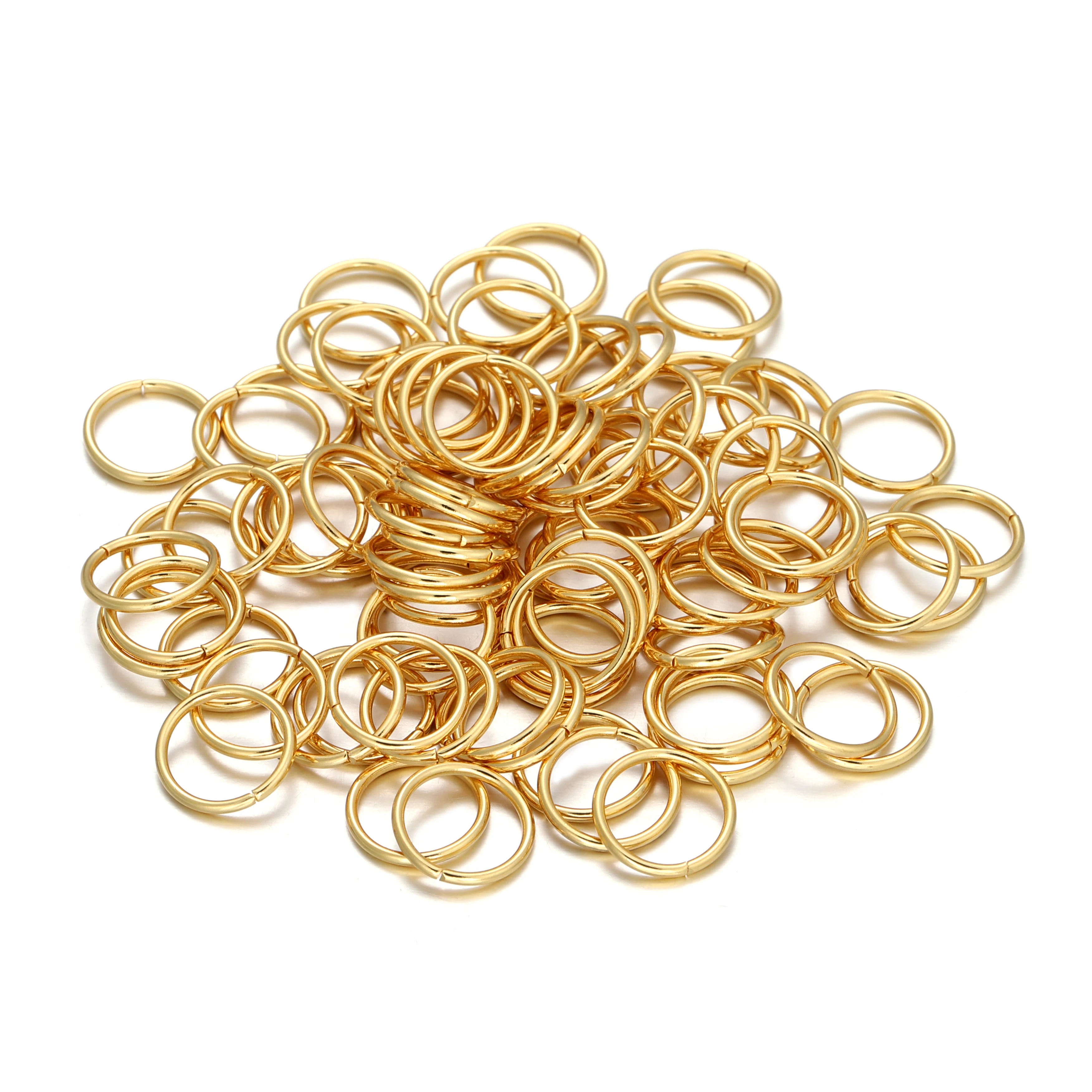 30-200Pcs 3-25mm Stainless Steel Split Ring Open Single Loops Jump Rings Connectors for DIY Jewelry Making Findings Accessories