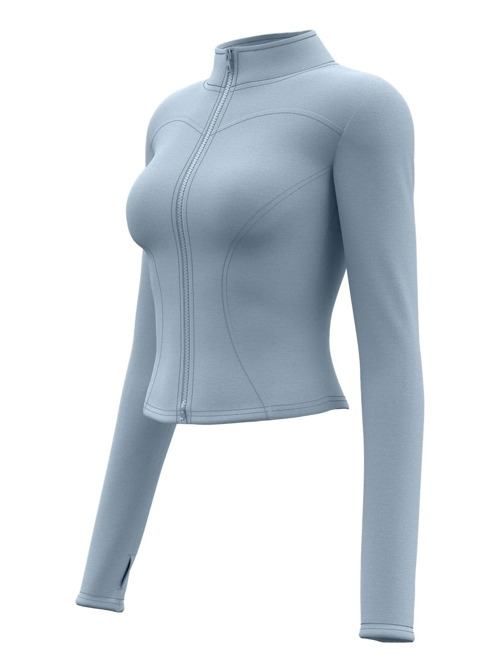 2024 New yoga coat short sports jacket women's fitness clothes slimming body sculpting zipper yoga jacket