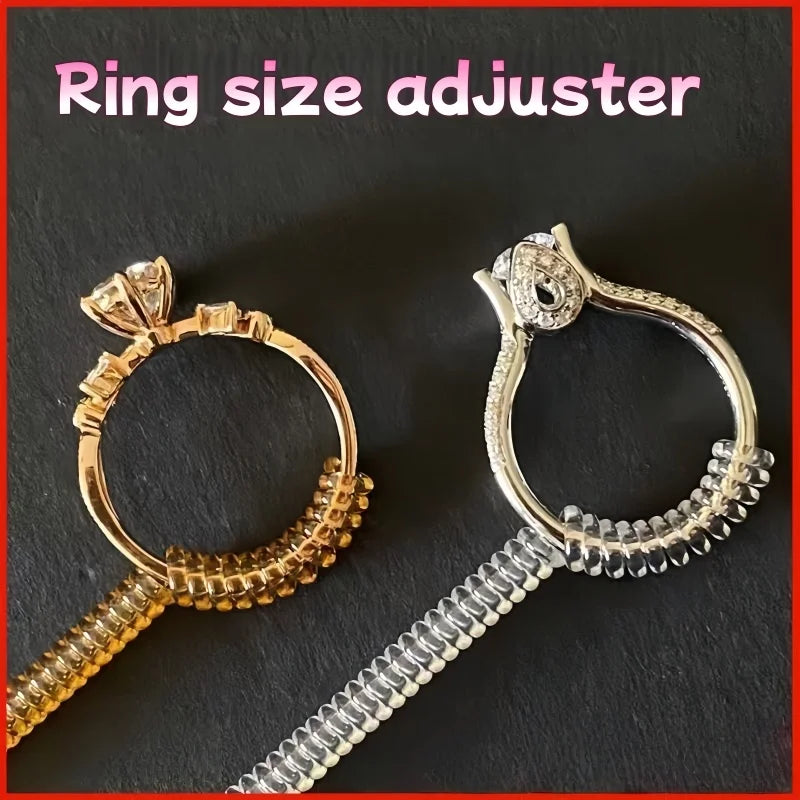 Universal Ring Adjuster - Invisible Anti-Slip No Damage Ring Sizer for All Ring Sizes Jewelry