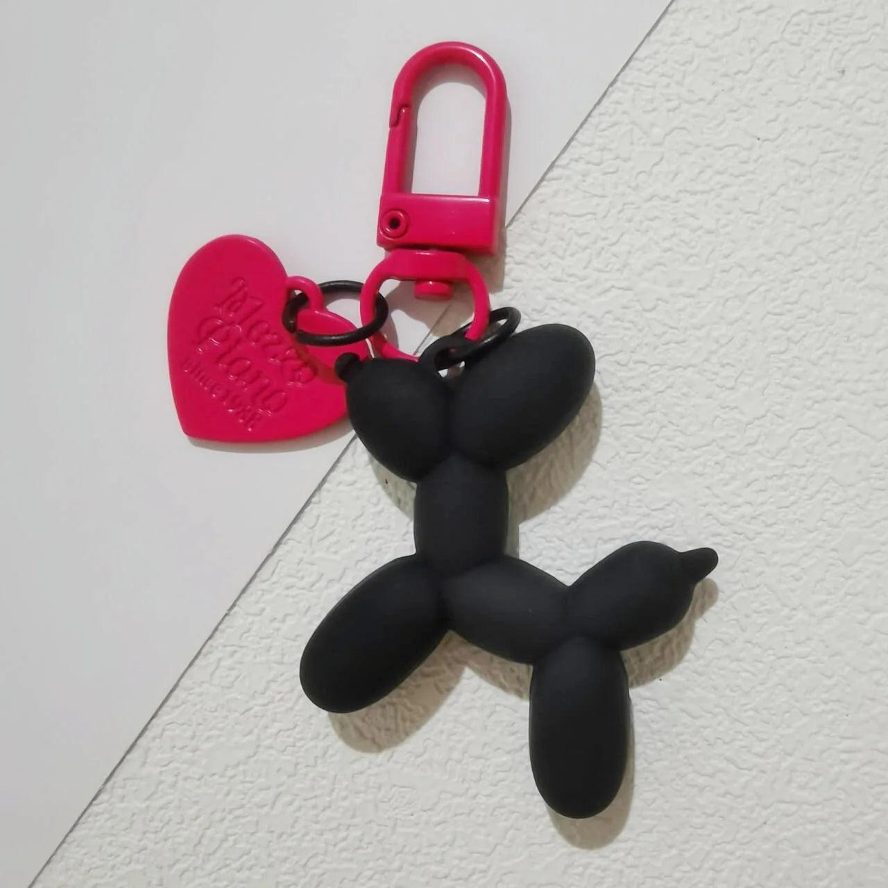 Fashion Punk Y2K Balloon Dog Keychains for Women Bag Pendant Jewelry Trinket Girl's Car Key Ring Key Chain Accessories