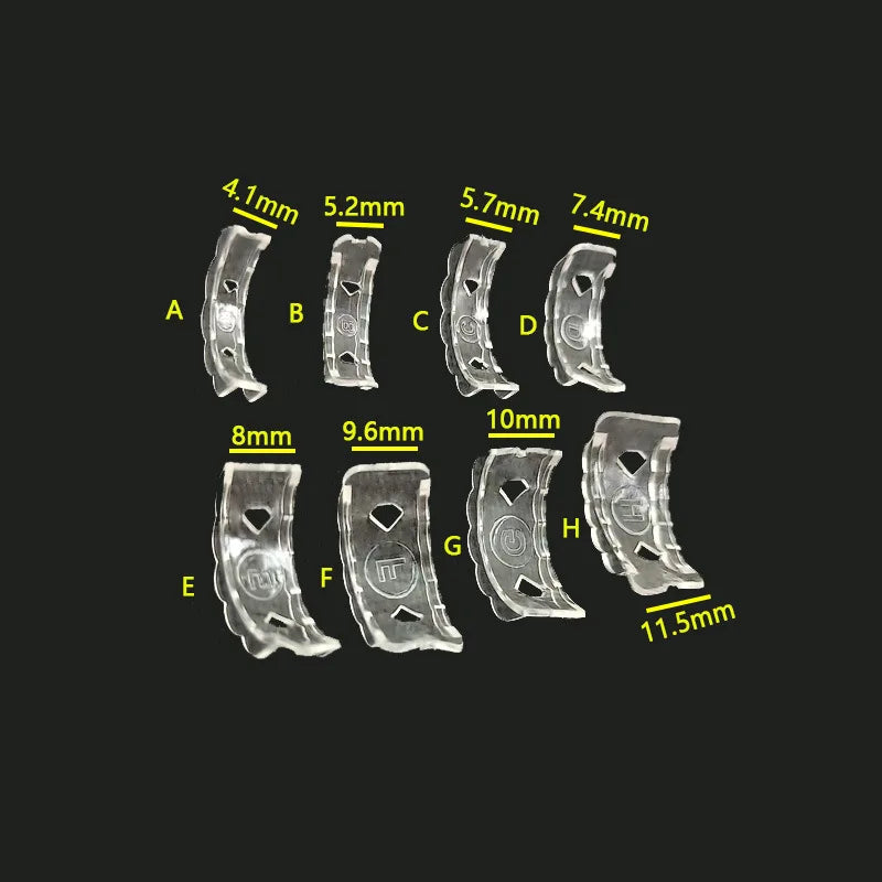 4pcs/lot Transparent Spiral Based Ring Tools Spring Coil Ring Size Adjuster Guard Tightener Reducer Resizing Tool For Jewelry