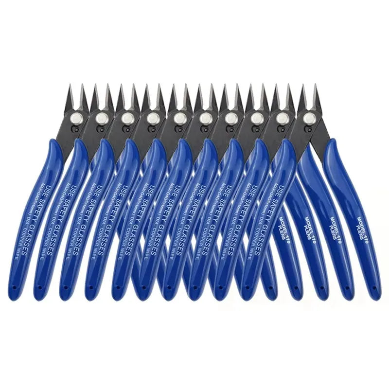 Bomurphy Diagonal Pliers Carbon Steel Pliers Electrical Wire Cable Cutters , Wire Snips for Electronics Soft Copper Jewelry