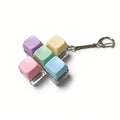 1/4/5/9 Button Keyboard Fidget Clicker Mechanical Keyboard Fidget Keychain For Gifts To Pass The Boring Time (Without LED Light)