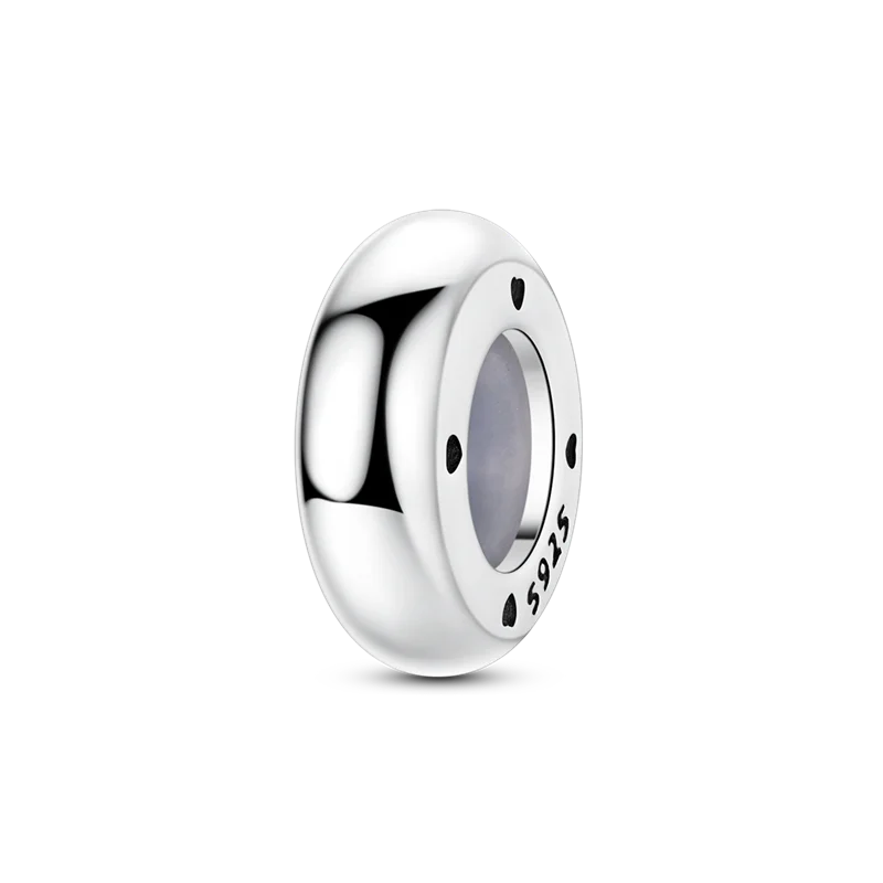 925 Sterling Silver Silicone Spacer Stopper Beads Charms Jewelry Fit Original 925 Bracelet For Women DIY Gift Party